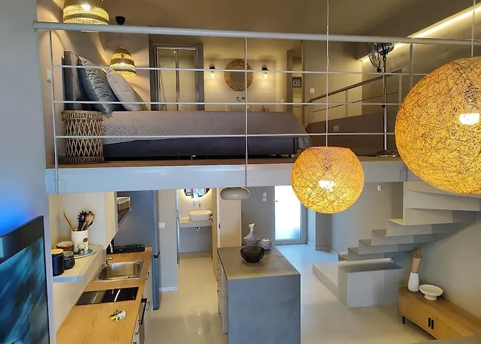 Bellaqua Seaview Loft Apartment Néoi Epivátai